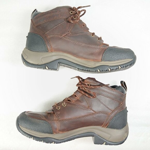 Ariat Terrain H2O Waterproof Leather Hiking Boots Women's 6.5 B Excellent Cond - Picture 6 of 16